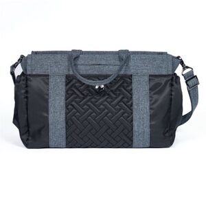 Lug Romper 2 Convertible Tote Crossbody Bag Black w/Grey Accents BNWOT